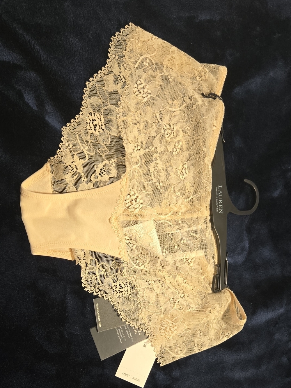 Lauren Ralph Lauren Nude Lace Boyshort Panties